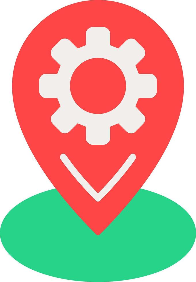 Location Flat Icon vector