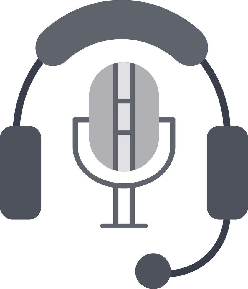 Microphone Flat Icon vector