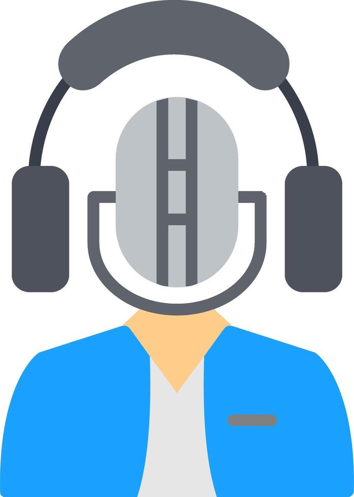 Recording Flat Icon vector