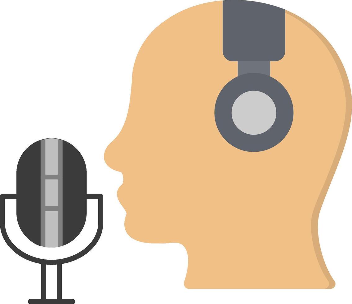 Microphone Flat Icon vector