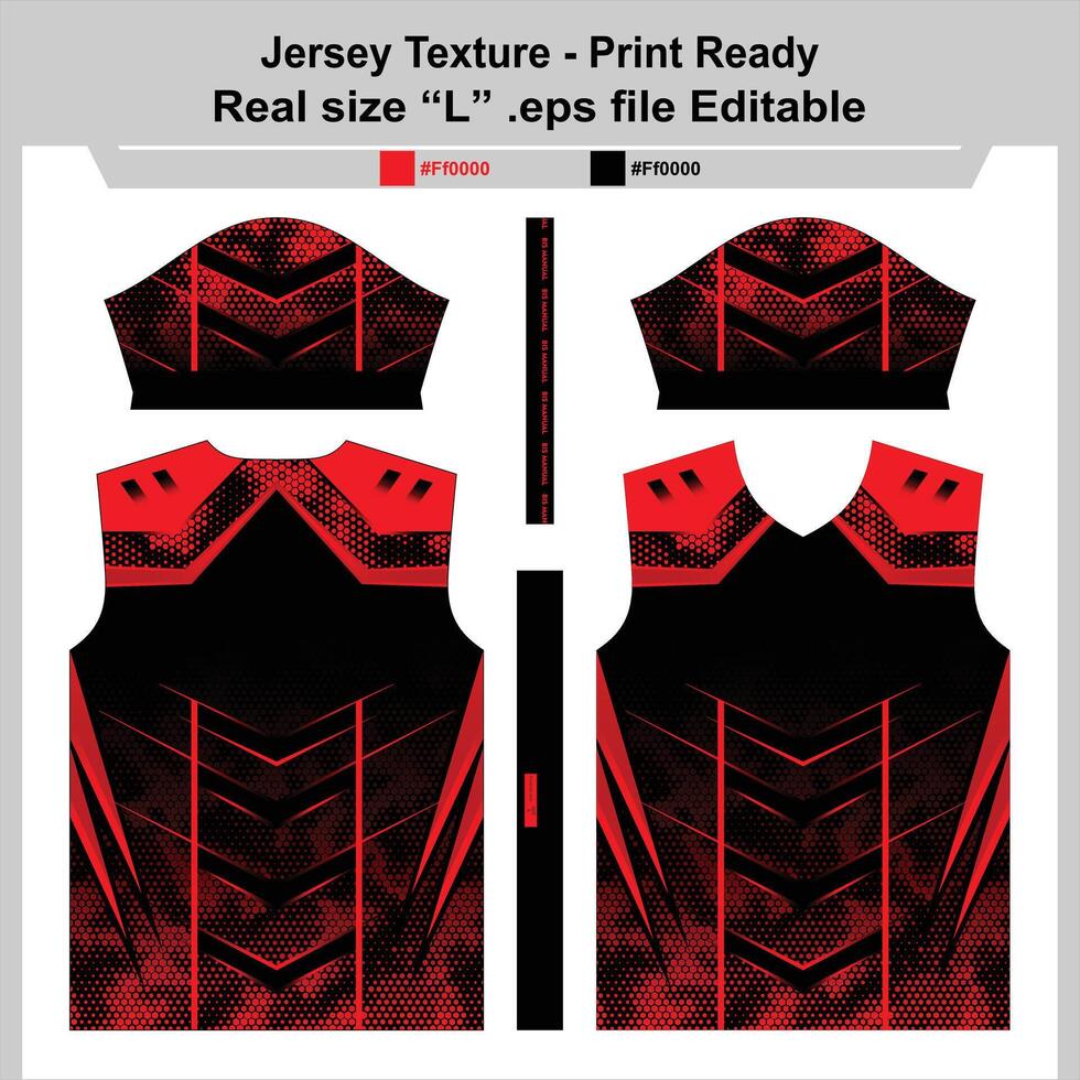 Sublimation sports jersey pattern ready to print vector