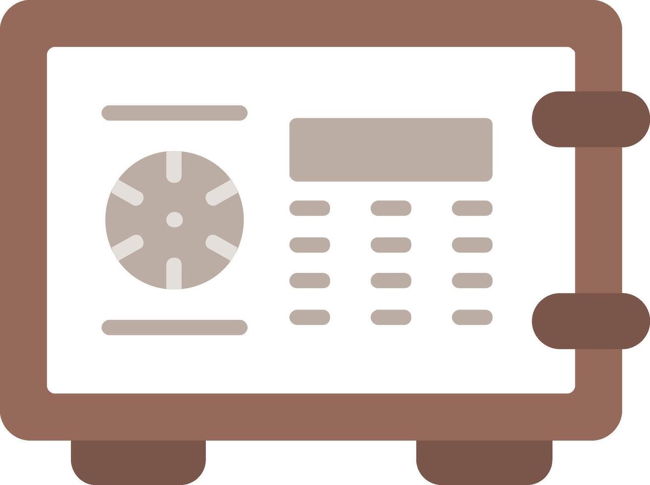 Locker Flat Icon vector