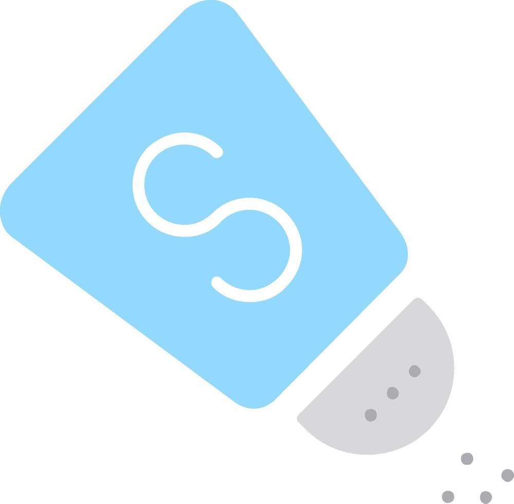 Salt Shaker Flat Icon vector