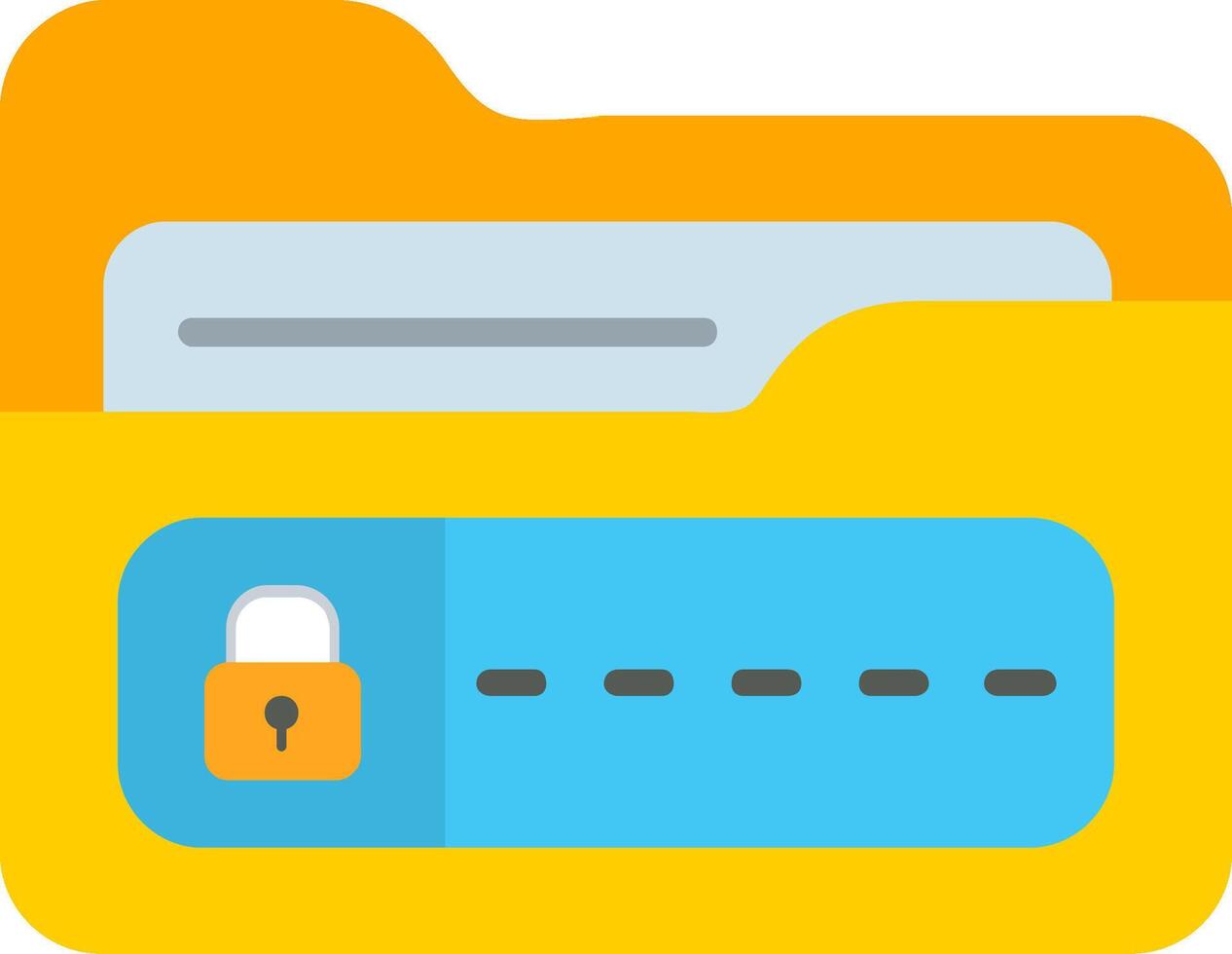 Folder Flat Icon 43314239 Vector Art at Vecteezy