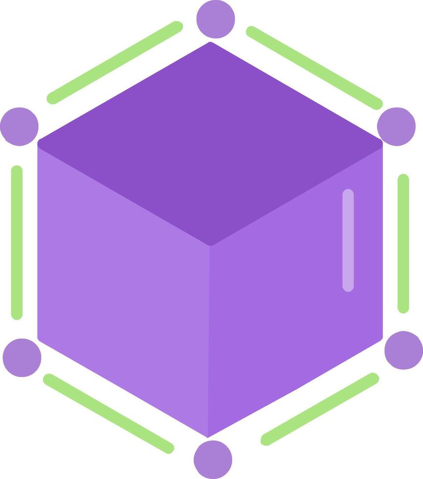 Blockchain Flat Icon vector