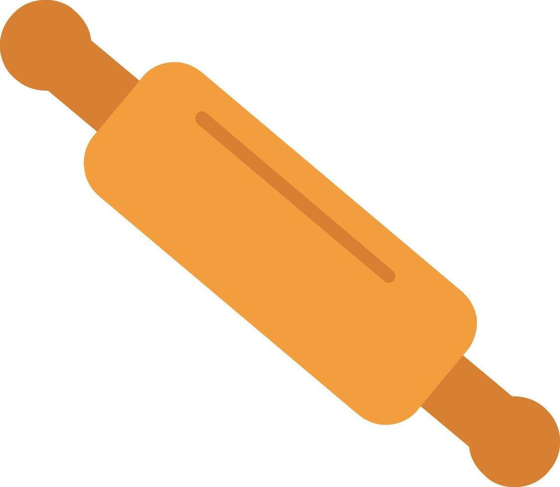 Rolling Pin Flat Icon vector