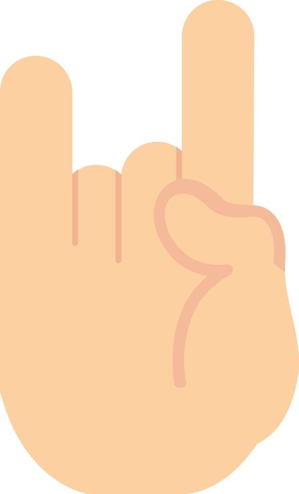 Rock And Roll Flat Icon vector