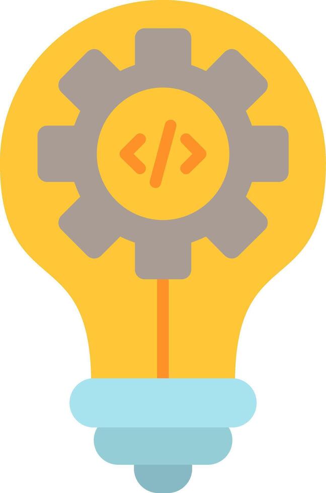 Idea Flat Icon vector