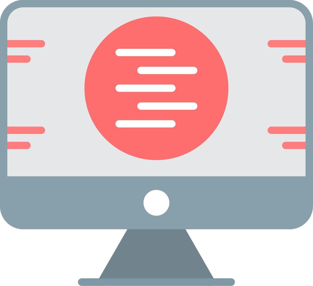 Code Development Flat Icon vector