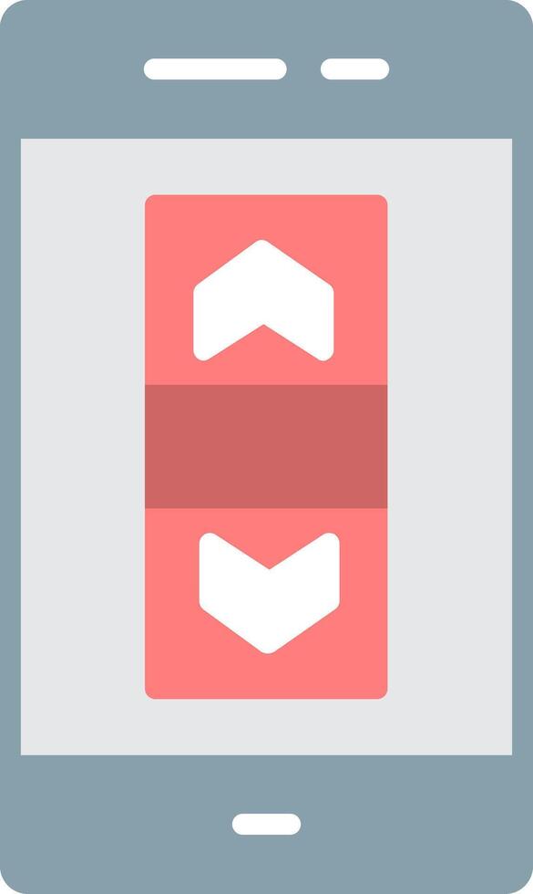 Scroll Bar Flat Icon vector