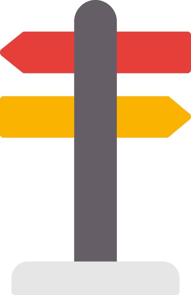 Direction Flat Icon vector