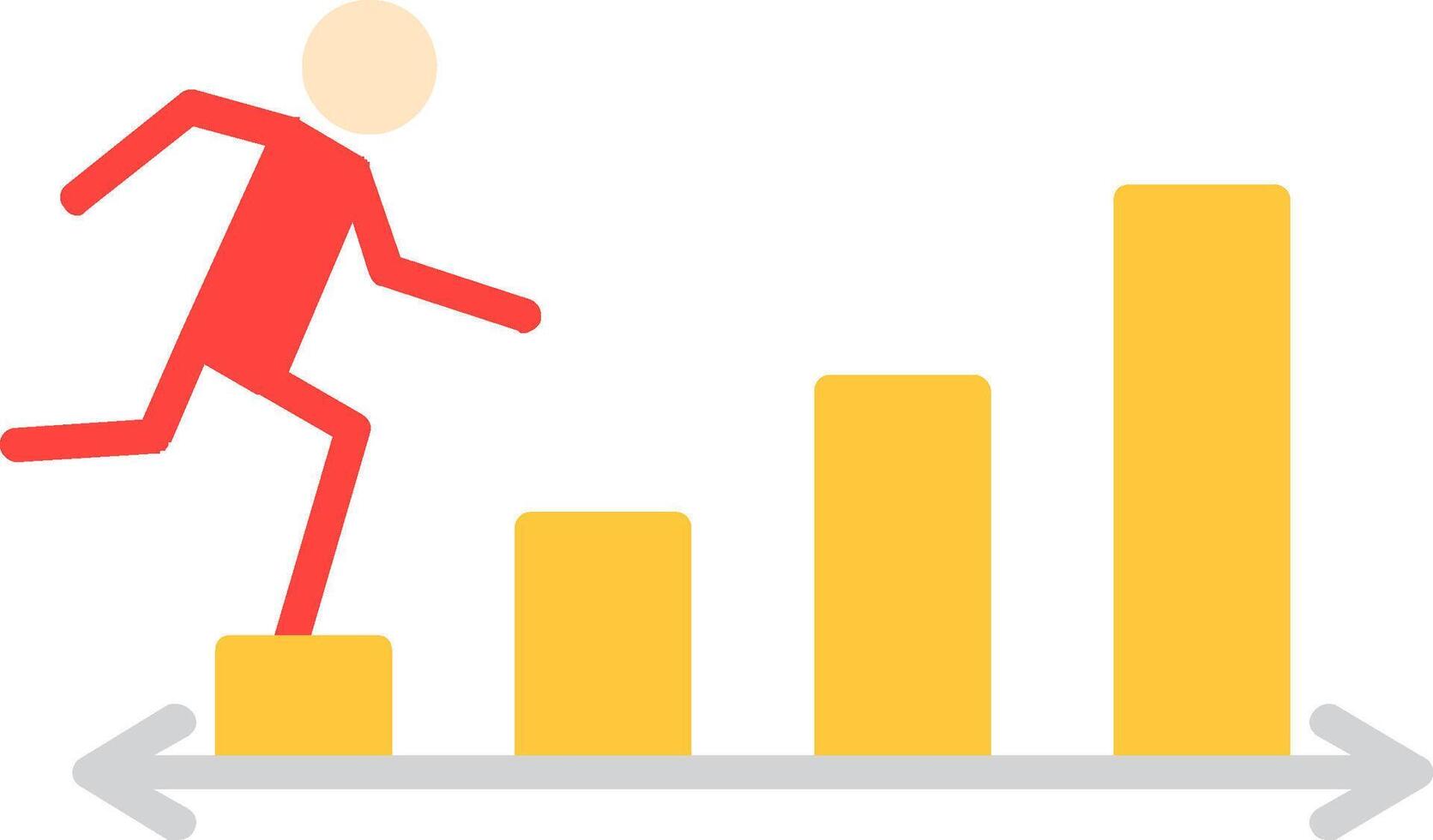 Commerce Career Flat Icon vector