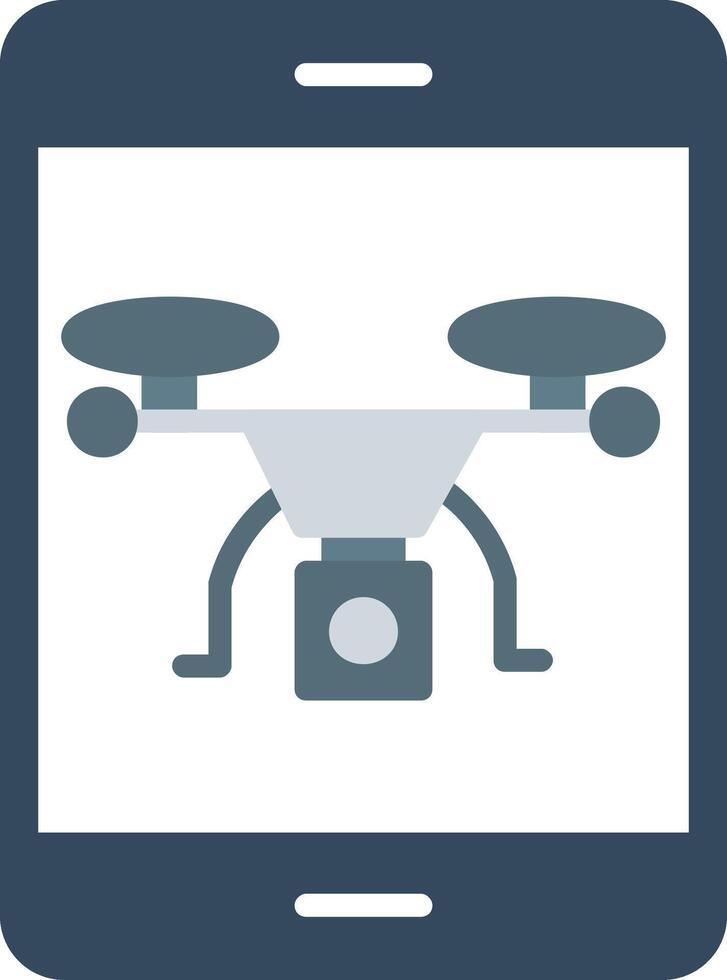 Drone Flat Icon vector