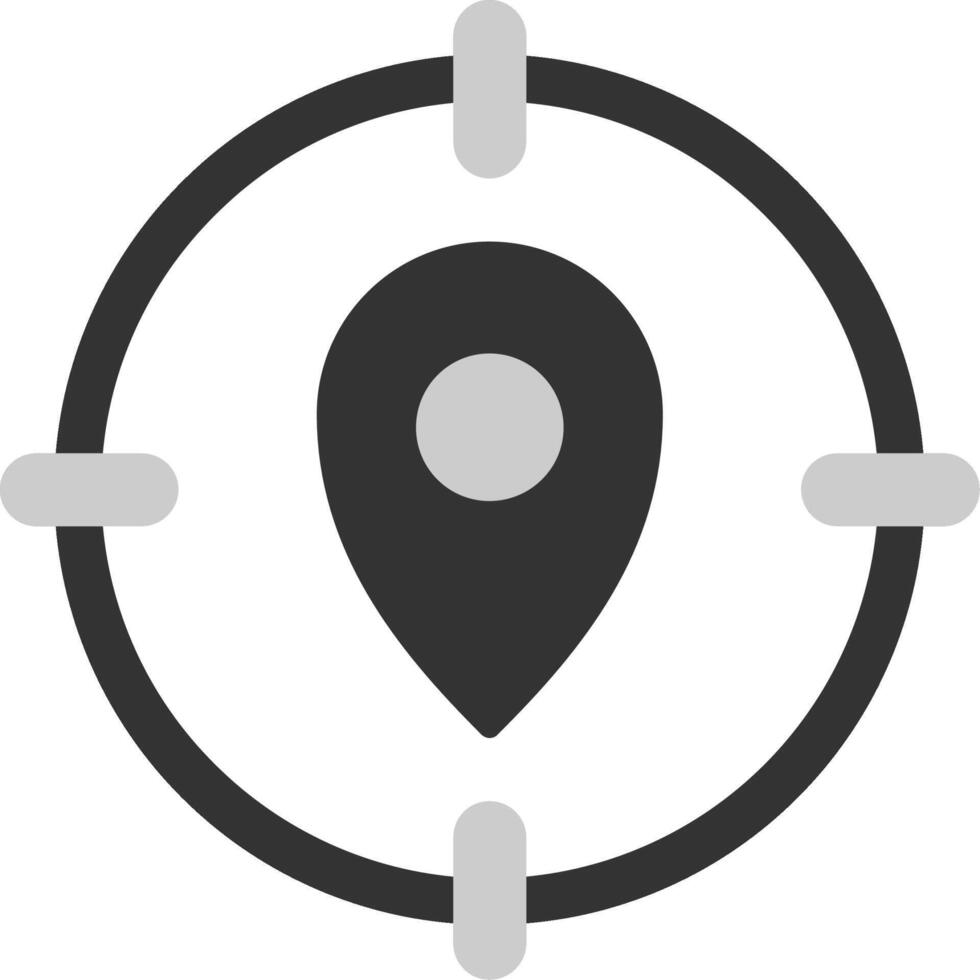 Target Flat Icon vector