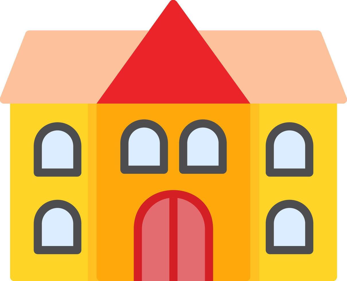 School Flat Icon vector