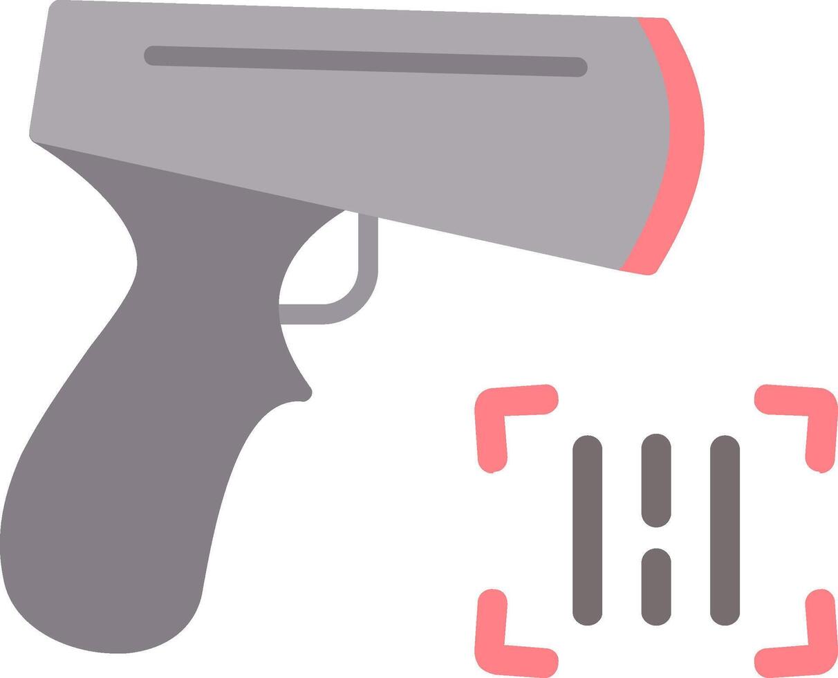 Barcode Scanner Flat Icon vector