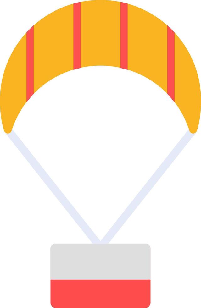 Paragliding Flat Icon vector
