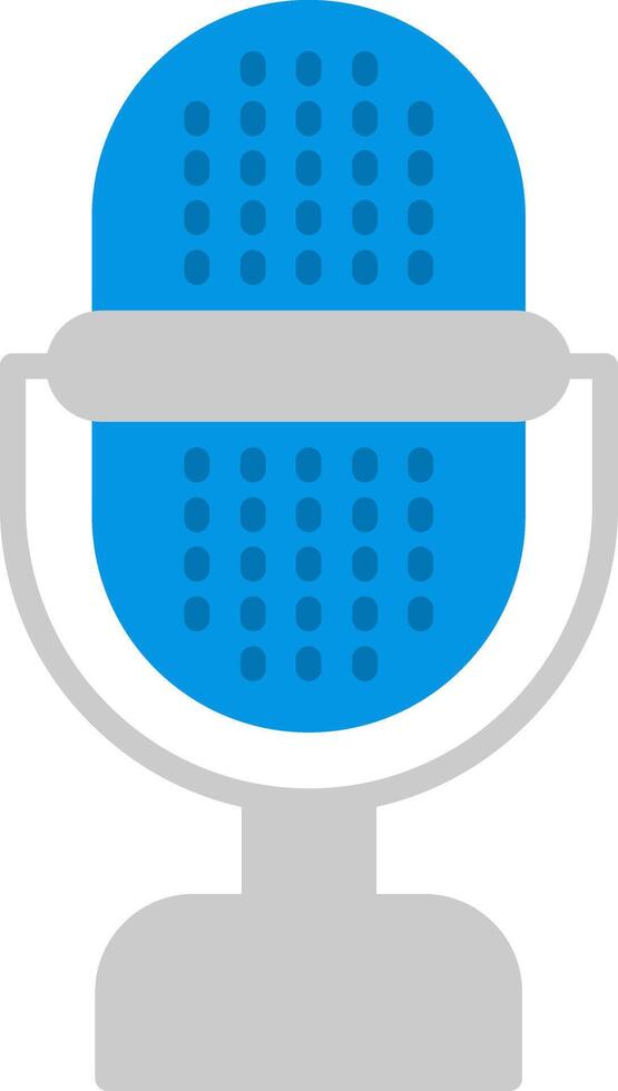 Microphone Flat Icon vector