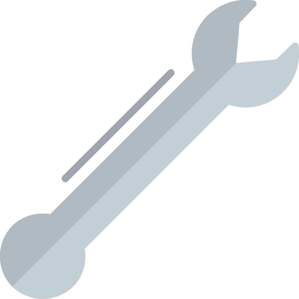 Lug Wrench Flat Icon vector