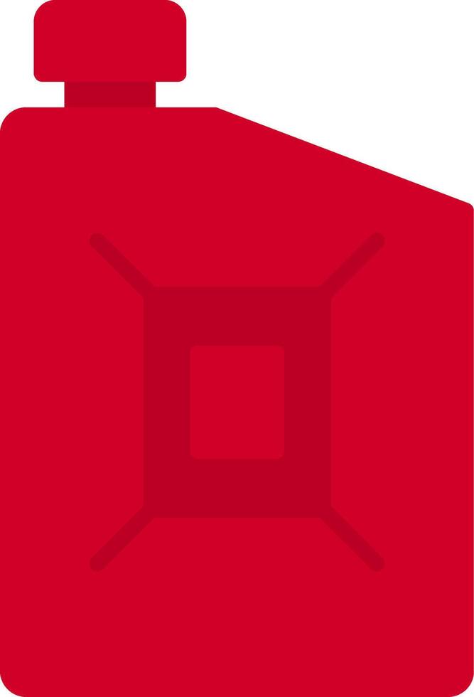 Petrol Can Flat Icon vector