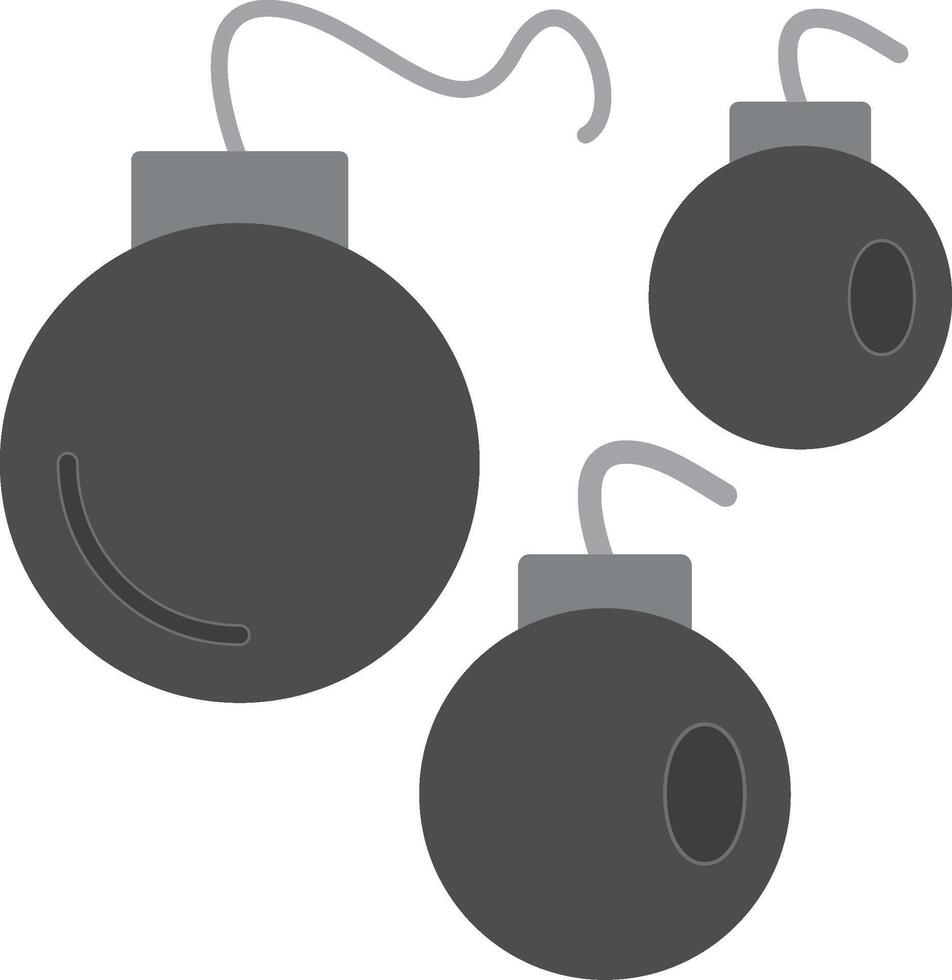 Bombs Flat Icon vector