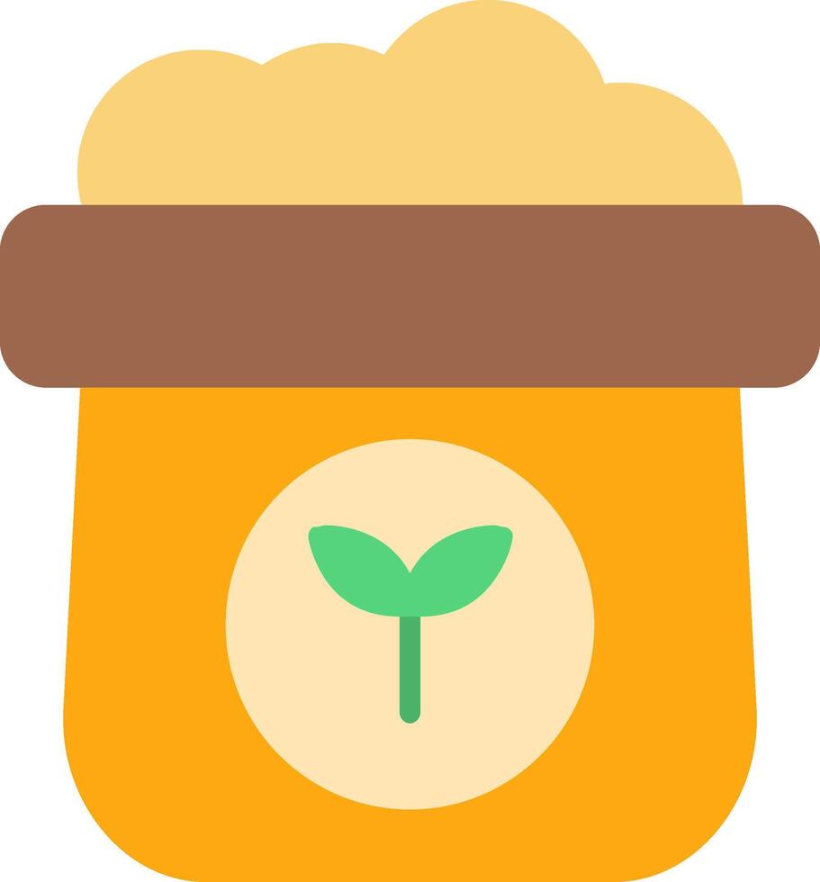 Fertilizer Flat Icon vector