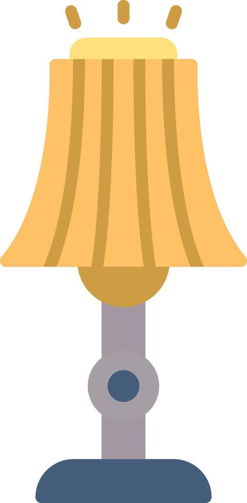 Floor Lamp Flat Icon vector