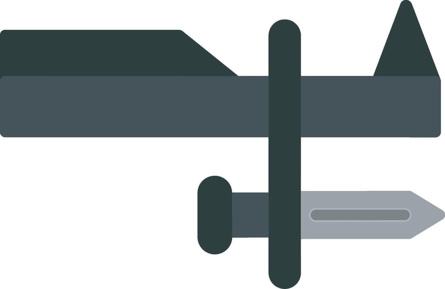 Bayonet Flat Icon vector