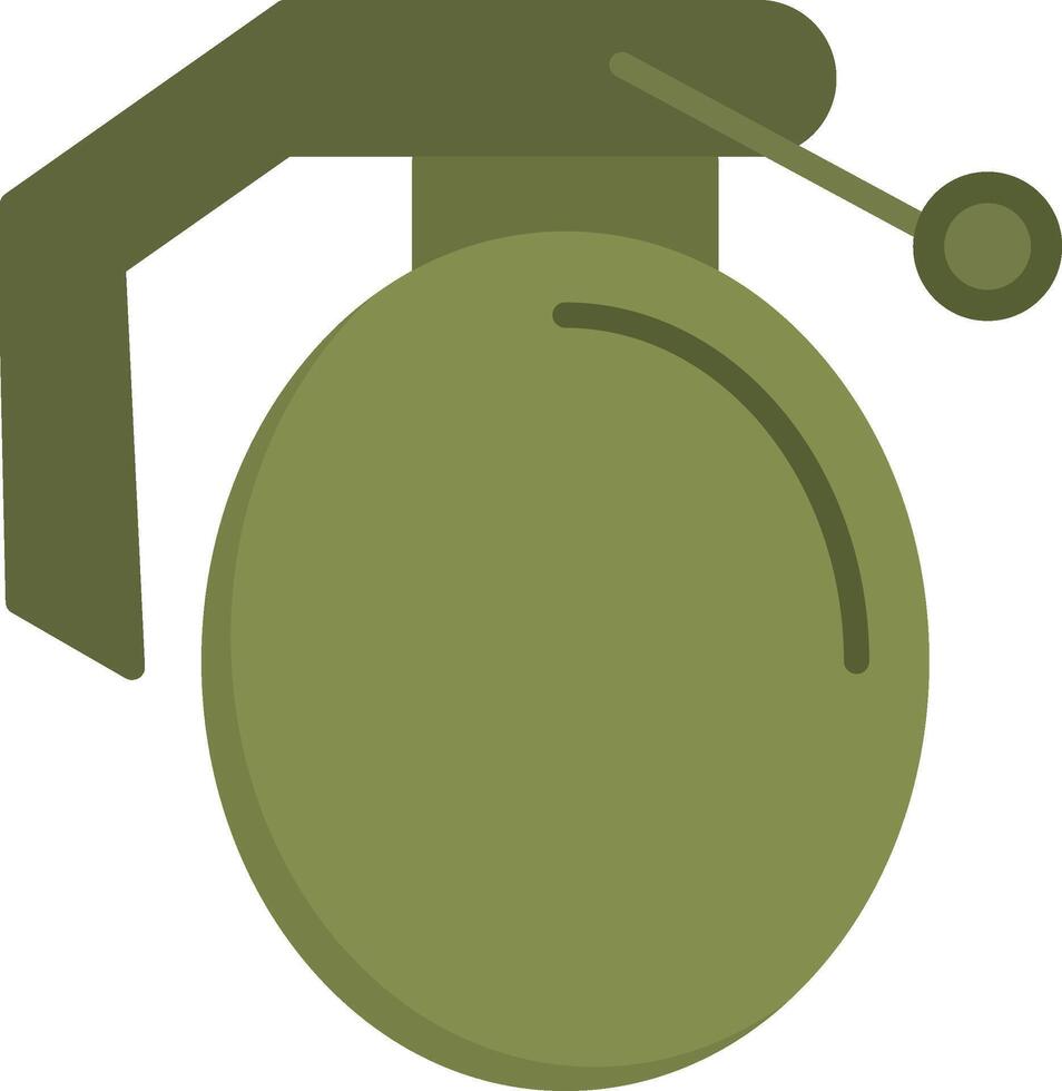 Grenade Flat Icon vector