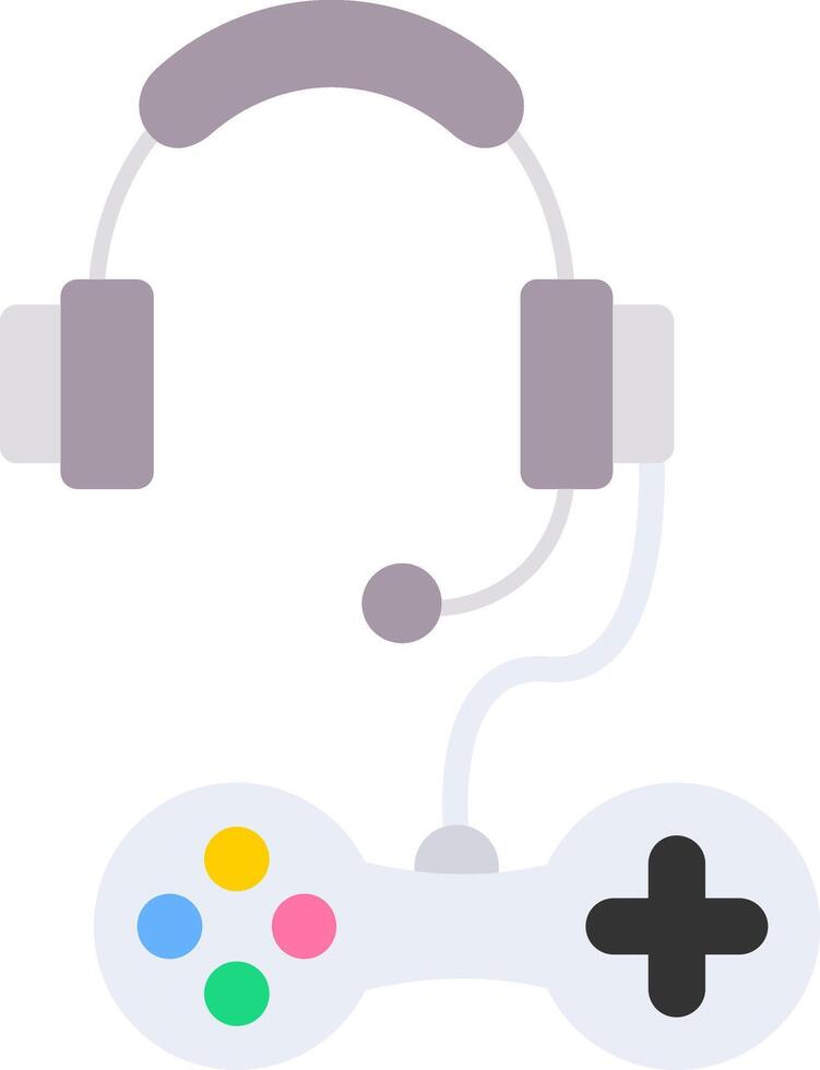 Headphones Flat Icon vector