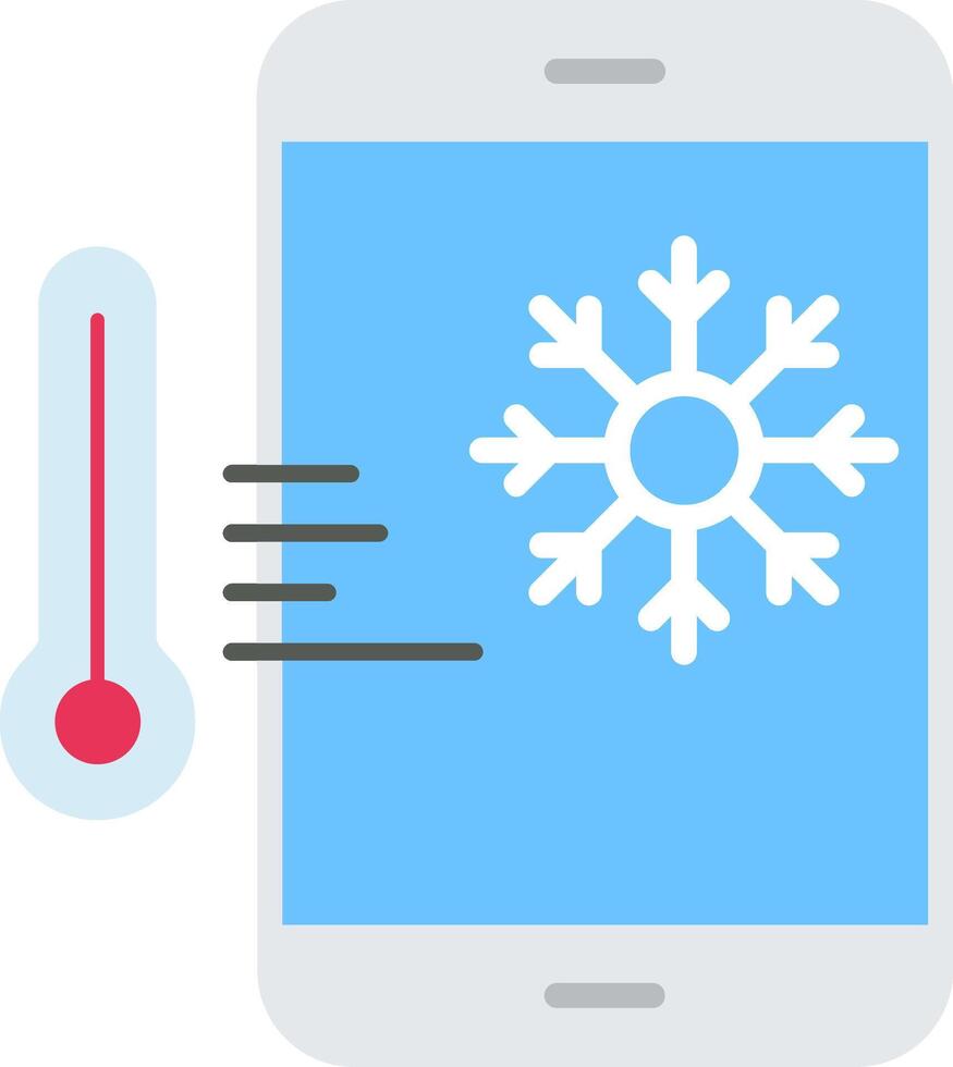 Thermostat Flat Icon vector