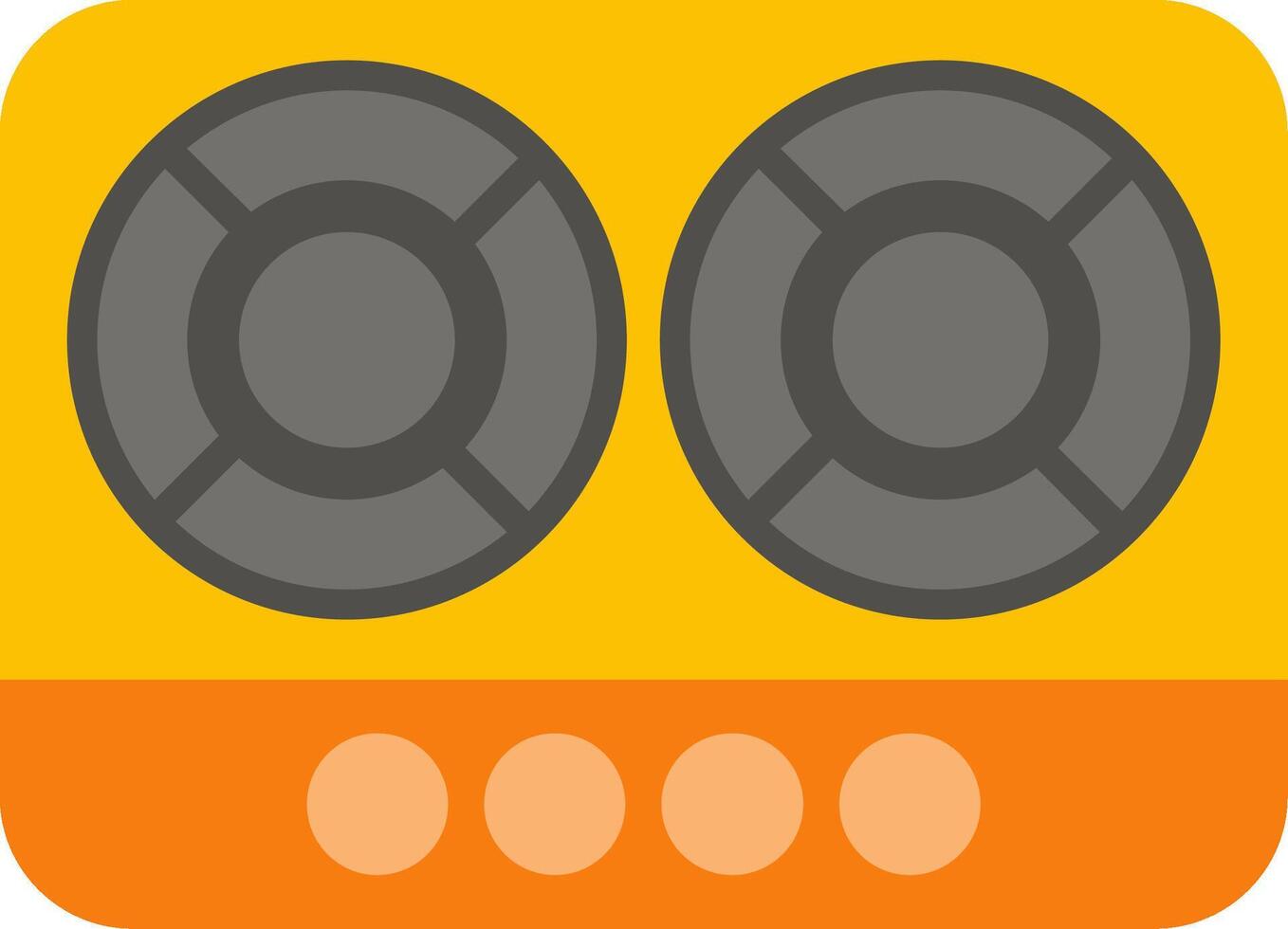 Hob Flat Icon vector
