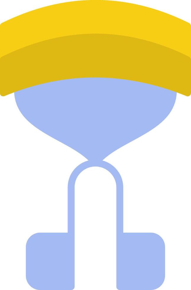 Curler Flat Icon vector
