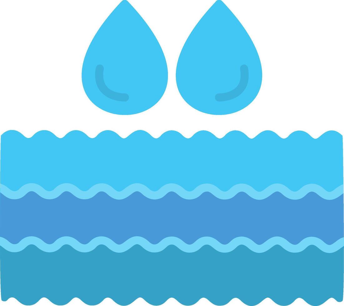 Water Flat Icon vector