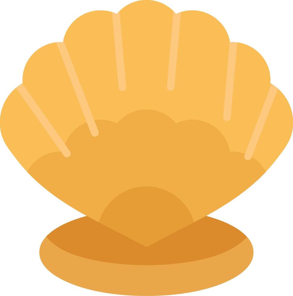 Shell Flat Icon vector