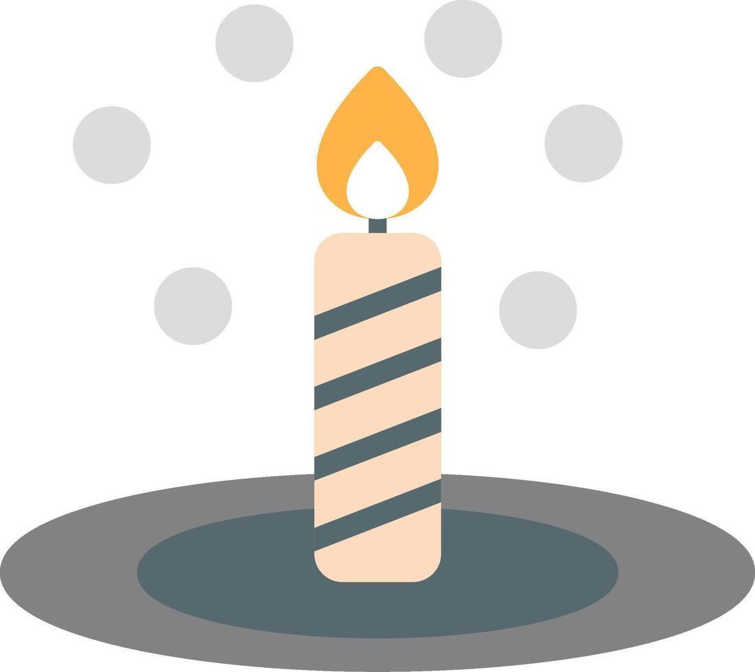 Bunsen Burner Flat Icon vector