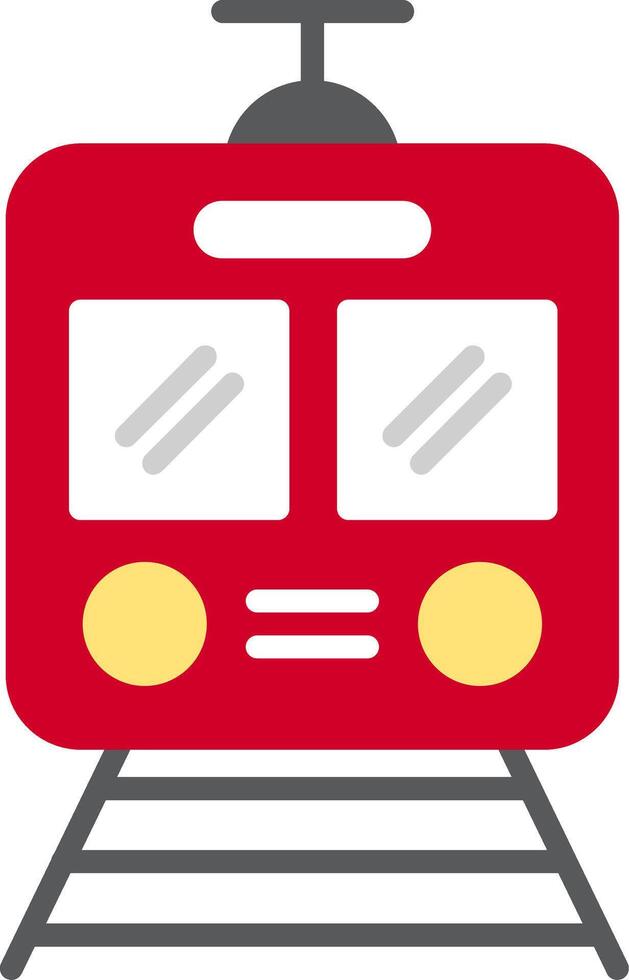 Train Flat Icon vector
