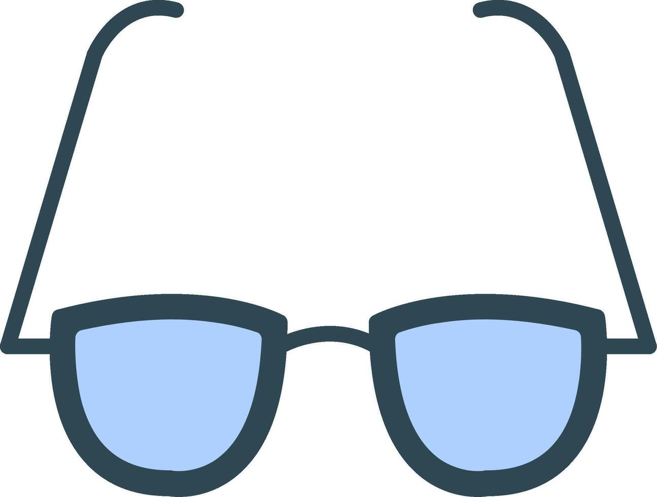 Glasses Flat Icon vector