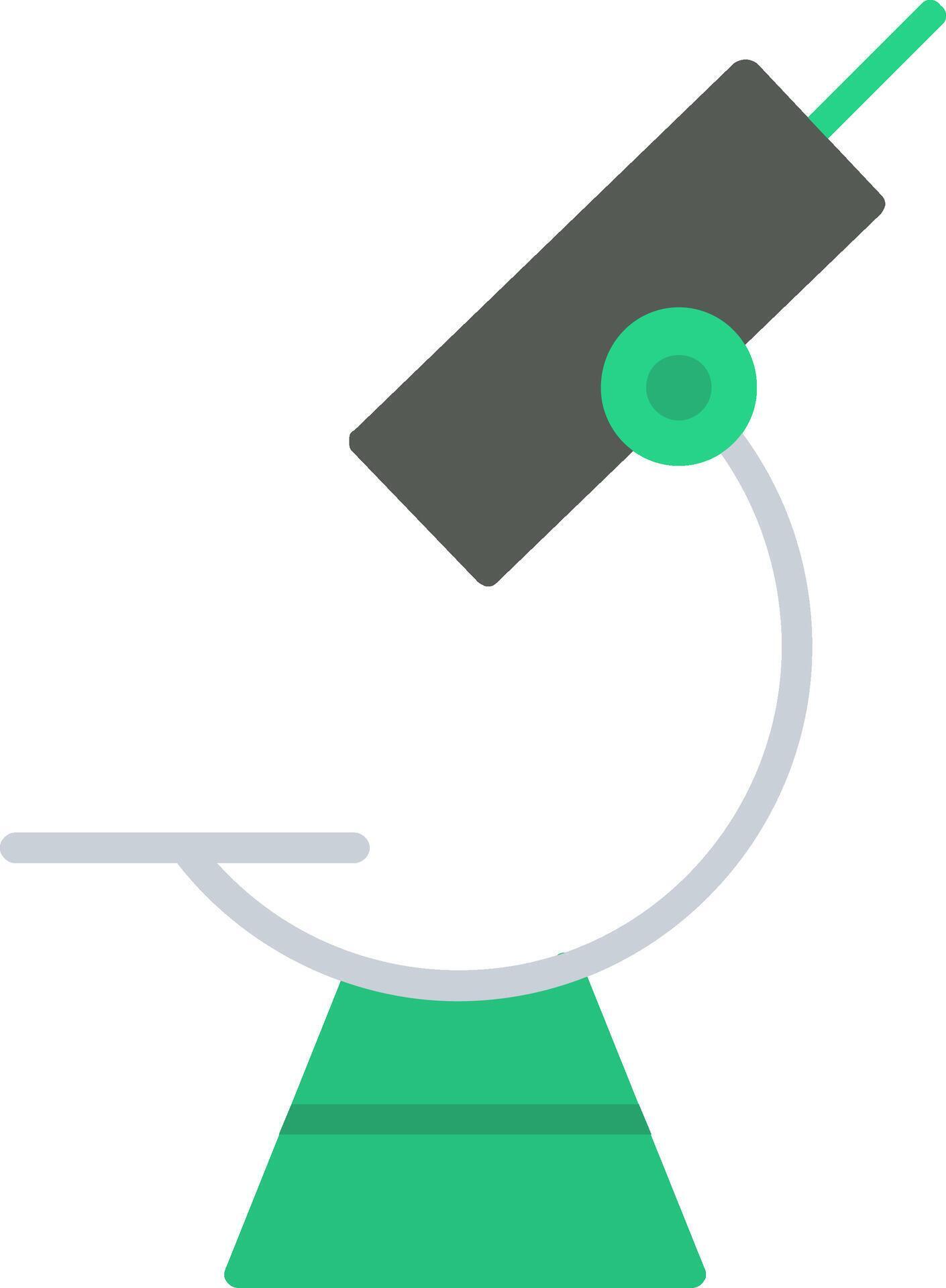 Microscope Flat Icon 43315019 Vector Art at Vecteezy