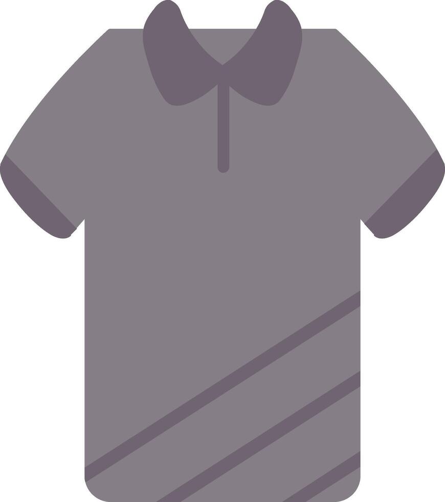 T Shirt Flat Icon vector