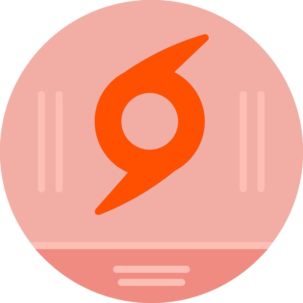 Hurricane Flat Icon vector