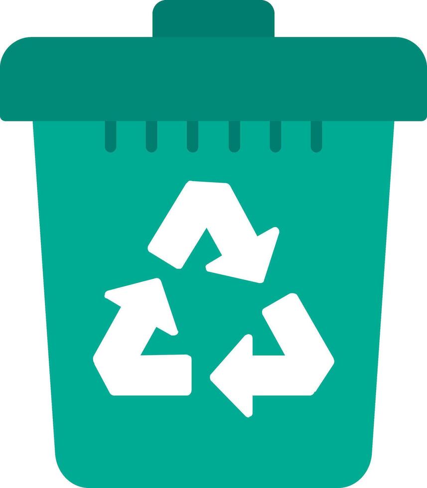 icono de papelera de reciclaje vector