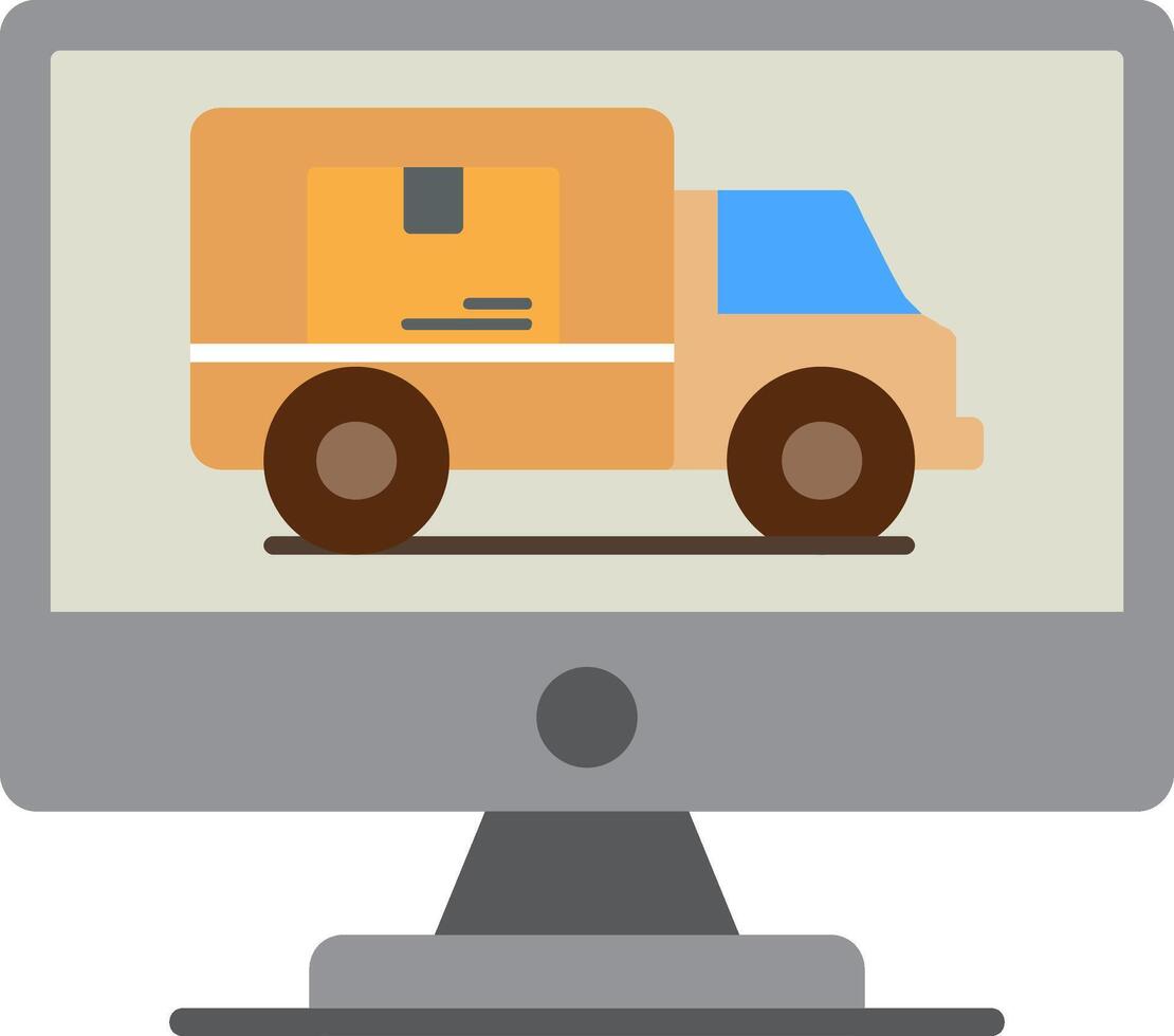 Logistics Flat Icon vector