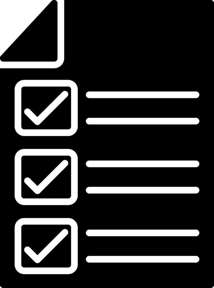 Check In Glyph Icon vector
