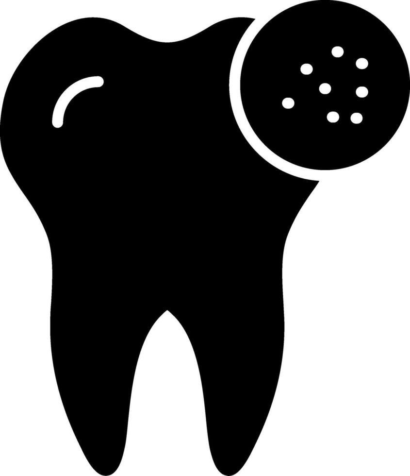 Bacteria Glyph Icon vector