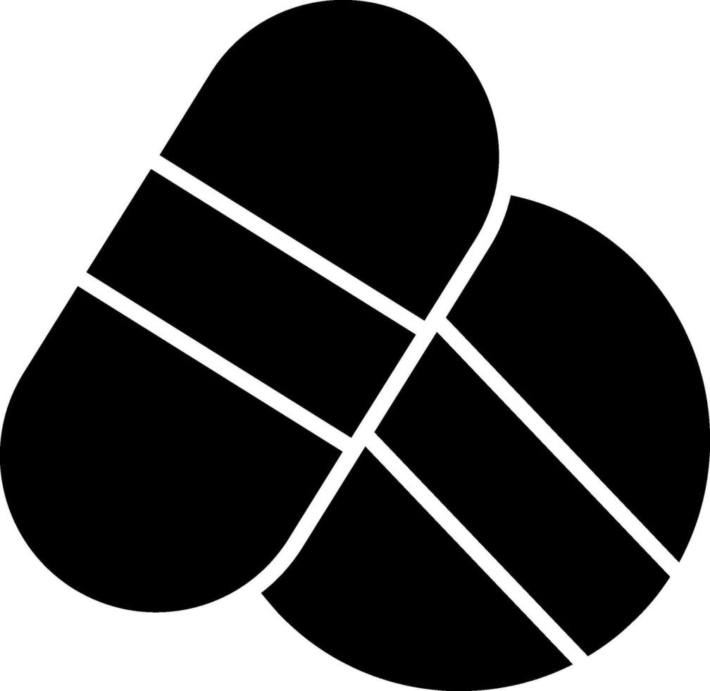Pain Killer Glyph Icon vector