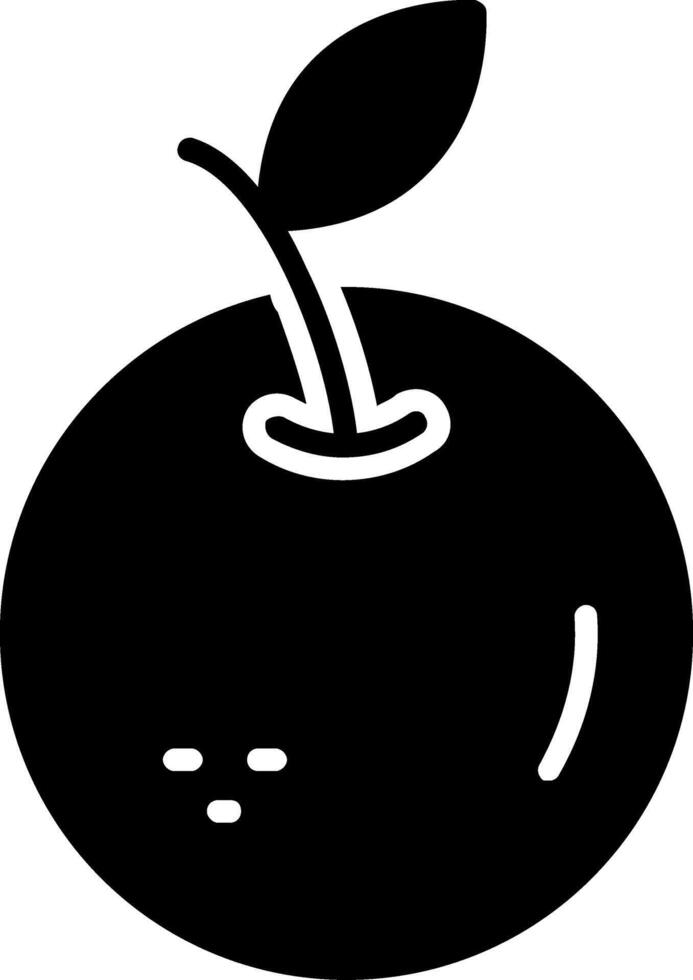 Orange Glyph Icon vector