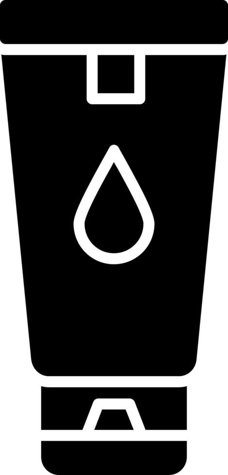 Hand Cream Glyph Icon vector