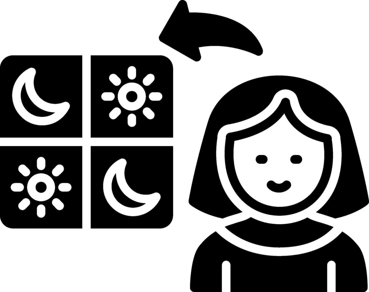 Weather Forecast Glyph Icon vector