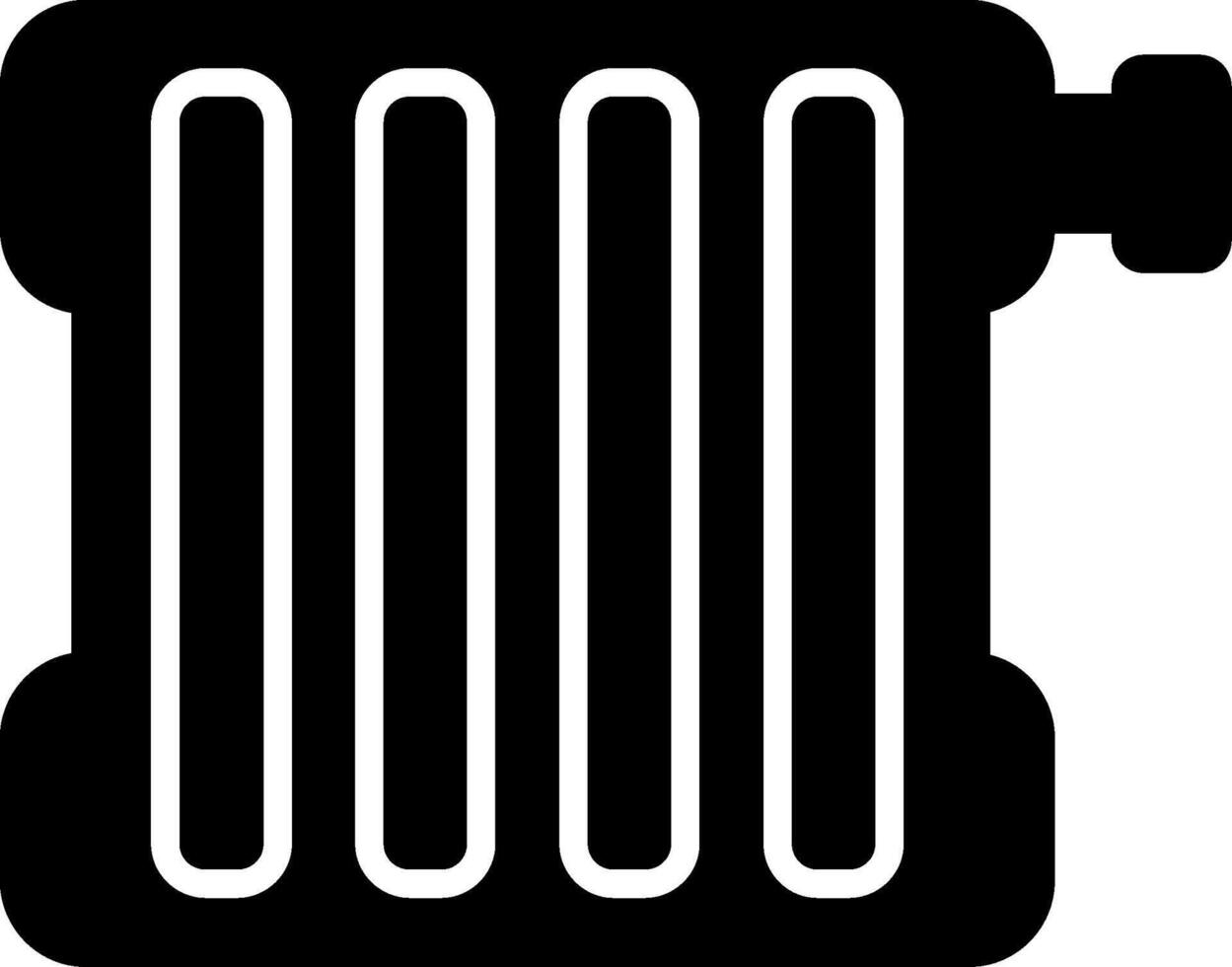 Radiator Glyph Icon vector